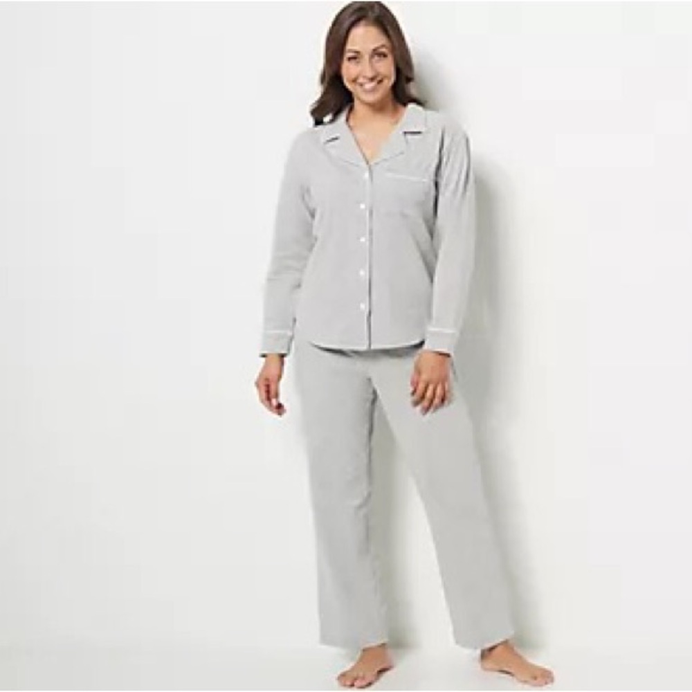 RM Rebecca Minkoff Notch Collar Pajama Set - Size XL